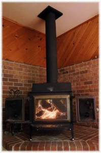 wood burning stove