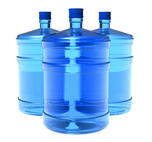 Water storage containers for prepping supplies